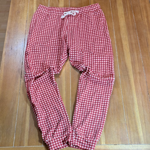 Red Checkered Women's Pajama Top - Picture 6 of 9